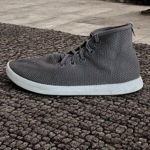 ALLBIRDS Men’s Size 10 Tree Toppers Charcoal Gray Sneakers Mesh High Top